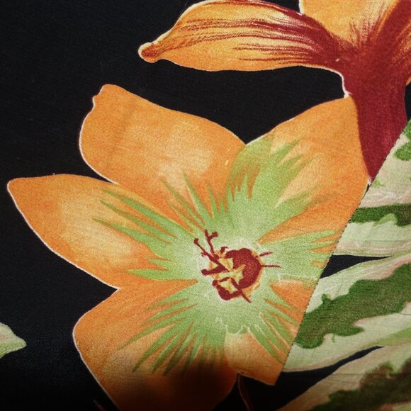 TROPICAL PALM PRINT SKIRT - Picture 6 of 7